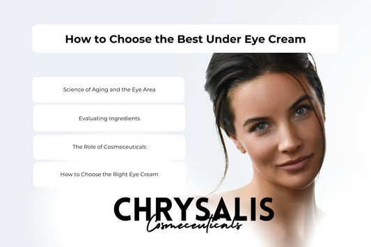Chrysalis Cosmeceuticals by Portia Reinholz How to Choose the Best Under Eye Cream